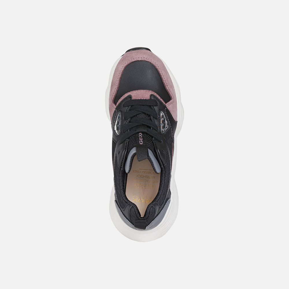 Geox Sneakers Black/Pink Bubblex - Geox Girls Shoes - MDVTAB370